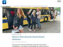 Bild zum Artikel: Warum viele Ukrainer Deutschland wieder verlassen
