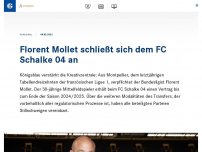 Bild zum Artikel: Florent Mollet schließt sich dem FC Schalke 04 an