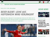 Bild zum Artikel: Beier bleibt: Leihe aus Hoffenheim wird verlängert