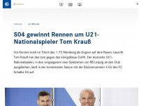 Bild zum Artikel: S04 gewinnt Rennen um U21-Nationalspieler Tom Krauß