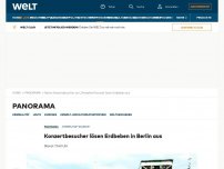 Bild zum Artikel: Konzertbesucher lösen Erdbeben in Berlin aus