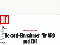 Bild zum Artikel: Nach GEZ-Erhöhung - Rekord-Einnahmen für ARD und ZDF