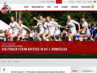 Bild zum Artikel: U20-Frauen feiern Aufstieg in die 2. Bundesliga