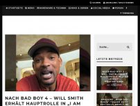 Bild zum Artikel: Nach Bad Boy 4 – Will Smith erhält Hauptrolle in „I Am Legend“-Fortsetzung