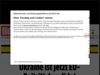 Bild zum Artikel: München - EU macht Ukraine und Moldau zu Beitrittskandidaten