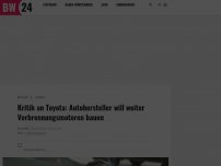Bild zum Artikel: Kritik an Toyota: Autohersteller will weiter Verbrennungsmotoren bauen