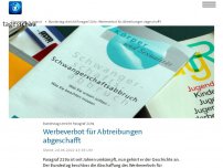 Bild zum Artikel: Bundestag beschließt Streichung von Paragraf 219a