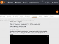 Bild zum Artikel: Vermisster Junge in Oldenburg lebend gefunden