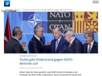 Bild zum Artikel: Türkei gibt Widerstand gegen NATO-Beitritt von Schweden und Finnland auf