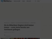 Bild zum Artikel: Eis in Münchner Region wird immer teurer – erste Sorte bereits aus Sortiment geflogen