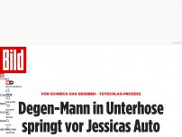 Bild zum Artikel: Tot gefahren - Degen-Mann (50)  springt vor Jessicas (19) Auto