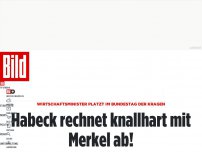 Bild zum Artikel: Habeck Im Bundestag  - Knallhart-Abrechnung mit Merkel!