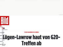 Bild zum Artikel: Vor Baerbock-Rede - Lügen-Lawrow haut von G20-Treffen ab