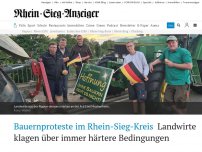 Bild zum Artikel: Bauernproteste im Rhein-Sieg-Kreis: Landwirte klagen über immer härtere Bedingungen