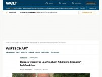 Bild zum Artikel: Habeck warnt vor „politischem Albtraum-Szenario“ bei Gaskrise