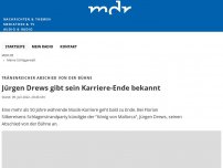 Bild zum Artikel: Tränenreicher Abschied: Jürgen Drews gibt sein Karriere-Ende bekannt
