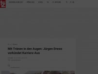 Bild zum Artikel: Mit Tränen in den Augen: Jürgen Drews verkündet Karriere-Aus