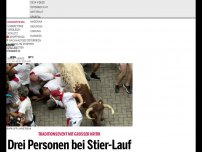 Bild zum Artikel: Drei Personen bei Bullen-Hatz in Pamplona aufgespießt