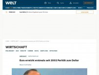 Bild zum Artikel: Euro erreicht erstmals seit 2002 Parität zum Dollar 