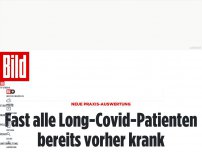 Bild zum Artikel: Neue Praxis-Auswertung - Fast alle Long-Covid-Patienten schon vorher krank