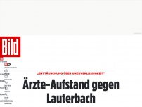 Bild zum Artikel: „Enttäuschung über Unzuverlässigkeit“ - Ärzte-Aufstand gegen Lauterbach