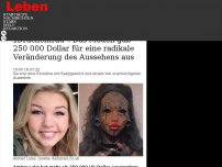 Bild zum Artikel: „Drachenfrau“: Das Modell gab 250 000 Dollar für eine radikale Veränderung des Aussehens aus