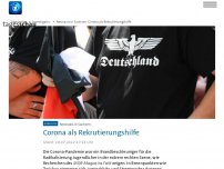 Bild zum Artikel: Corona als Rekrutierungshilfe für Neonazis in Sachsen