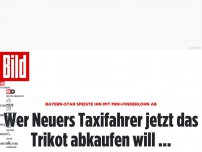 Bild zum Artikel: Bayern-Star speiste ihn ab - Wer Neuers Taxifahrer das Trikot abkaufen will