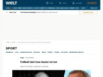 Bild zum Artikel: Fußball-Idol Uwe Seeler ist tot