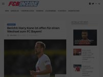 Bild zum Artikel: Bericht: Harry Kane ist offen für einen Wechsel zum FC Bayern!