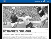 Bild zum Artikel: HSV trauert um Peter Lübeke