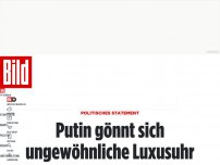 Bild zum Artikel: Mitten im Ukraine-Krieg - Putin gönnt sich neue Luxusuhr!