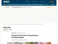 Bild zum Artikel: Göring-Eckardt fordert CO2-gebundene Vermögensabgabe