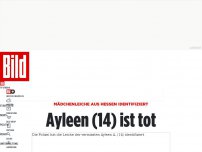 Bild zum Artikel: Mädchenleiche aus Hessen identifiziert - Ayleen (14) ist tot