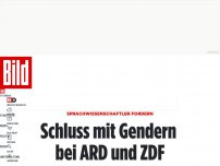 Bild zum Artikel: Sprachwissenschaftler fordern - Schluss mit Gendern bei ARD und ZDF