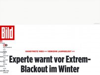 Bild zum Artikel: Handynetz weg ++ Verkehr lahmgelegt ++ - Experte warnt vor Extrem-Blackout im Winter