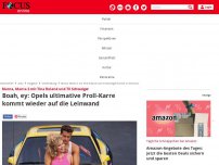 Bild zum Artikel: Manta, Manta 2 mit Tina Ruland und Til Schweiger - Boah, ey: Opels ultimative Proll-Karre kommt wieder auf die Leinwand