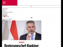 Bild zum Artikel: Regierungschef-Ranking: Nehammer weltweit Schlusslicht