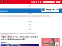 Bild zum Artikel: Energiepreise explodieren - Trigema-Boss Grupp: „Dann droht uns sicher eine große Entlassungswelle“