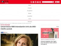 Bild zum Artikel: Patricia Schlesinger - Umstrittene RBB-Intendantin tritt als ARD-Chefin zurück