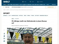 Bild zum Artikel: 99-Jähriger stellt vier Weltrekorde in einem Rennen auf