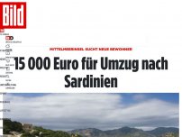 Bild zum Artikel: Mittelmeerinsel sucht neue Bewohner - 15 000 Euro für Umzug nach Sardinien