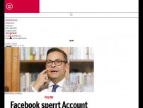 Bild zum Artikel: Facebook sperrt Account von Gerald Grosz