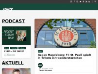 Bild zum Artikel: Gegen Magdeburg: FC St. Pauli spielt in Trikots mit Gendersternchen