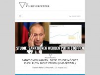Bild zum Artikel: Sanktionen wirken: Diese Studie möchte euch Putin nicht zeigen (VVP-Spezial)