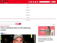 Bild zum Artikel: Nächstes Comeback: Pietro Lombardi kehrt in die DSDS-Jury...