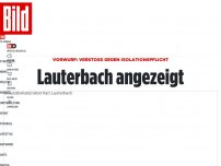 Bild zum Artikel: Verstoß gegen Isolationspflicht? - Lauterbach angezeigt