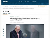 Bild zum Artikel: Kubicki fordert Inbetriebnahme von Nord Stream 2 – Scharfe Kritik aus seiner Partei