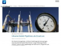 Bild zum Artikel: Nord-Stream-1-Wartung: Ukraine bietet Pipelines als Ersatz