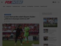 Bild zum Artikel: Lucas Hernandez adelt den Bayern-Kader: „Gibt es in Europa nicht so oft“